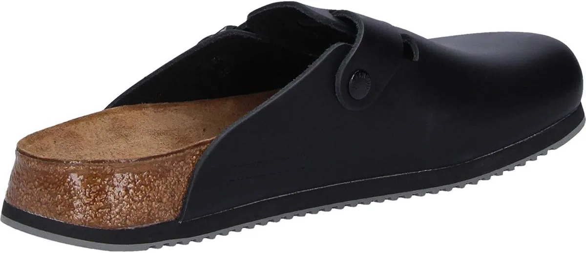 Кожаные сабо Boston унисекс BIRKENSTOCK, Black — фото 4