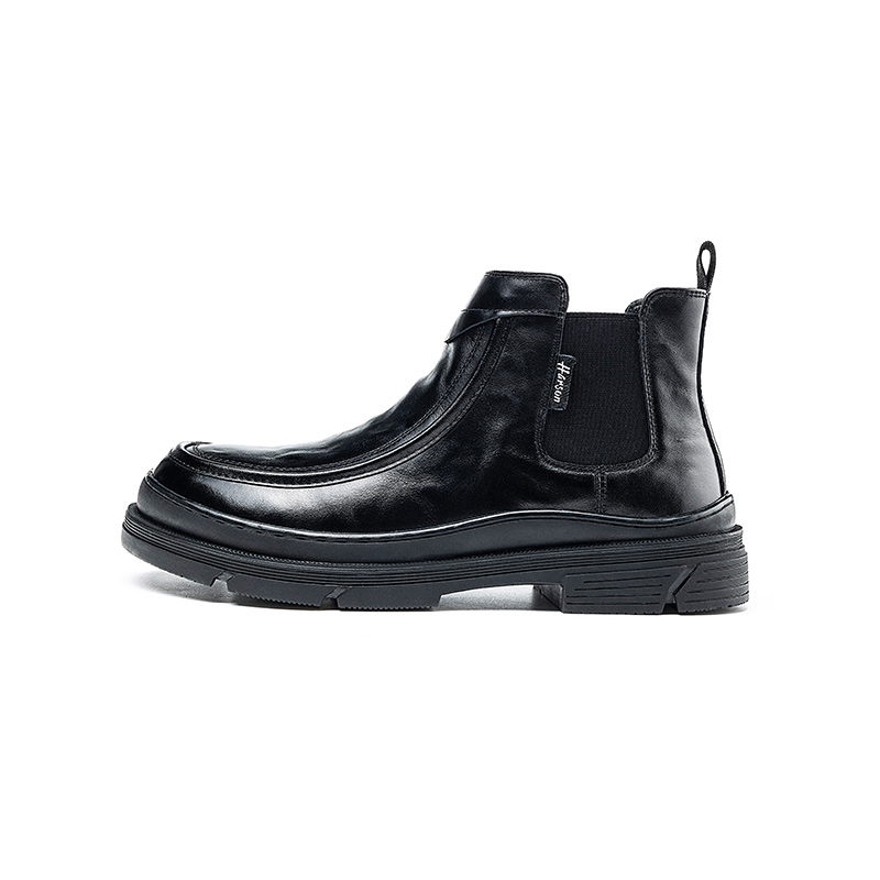 

HARSON Челси ботинки мужские черные черные (флис), цвет Black (Fleece)