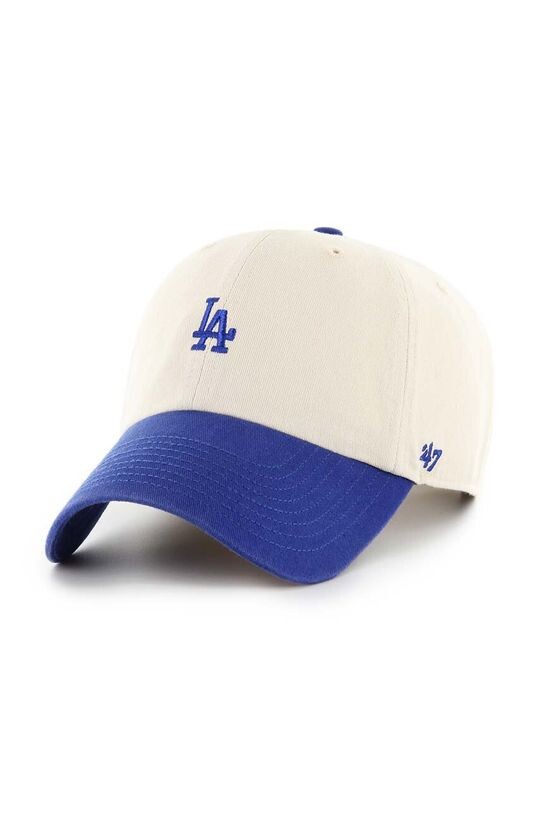 

Хлопковая бейсболка MLB Los Angeles Dodgers 47 brand, бежевый