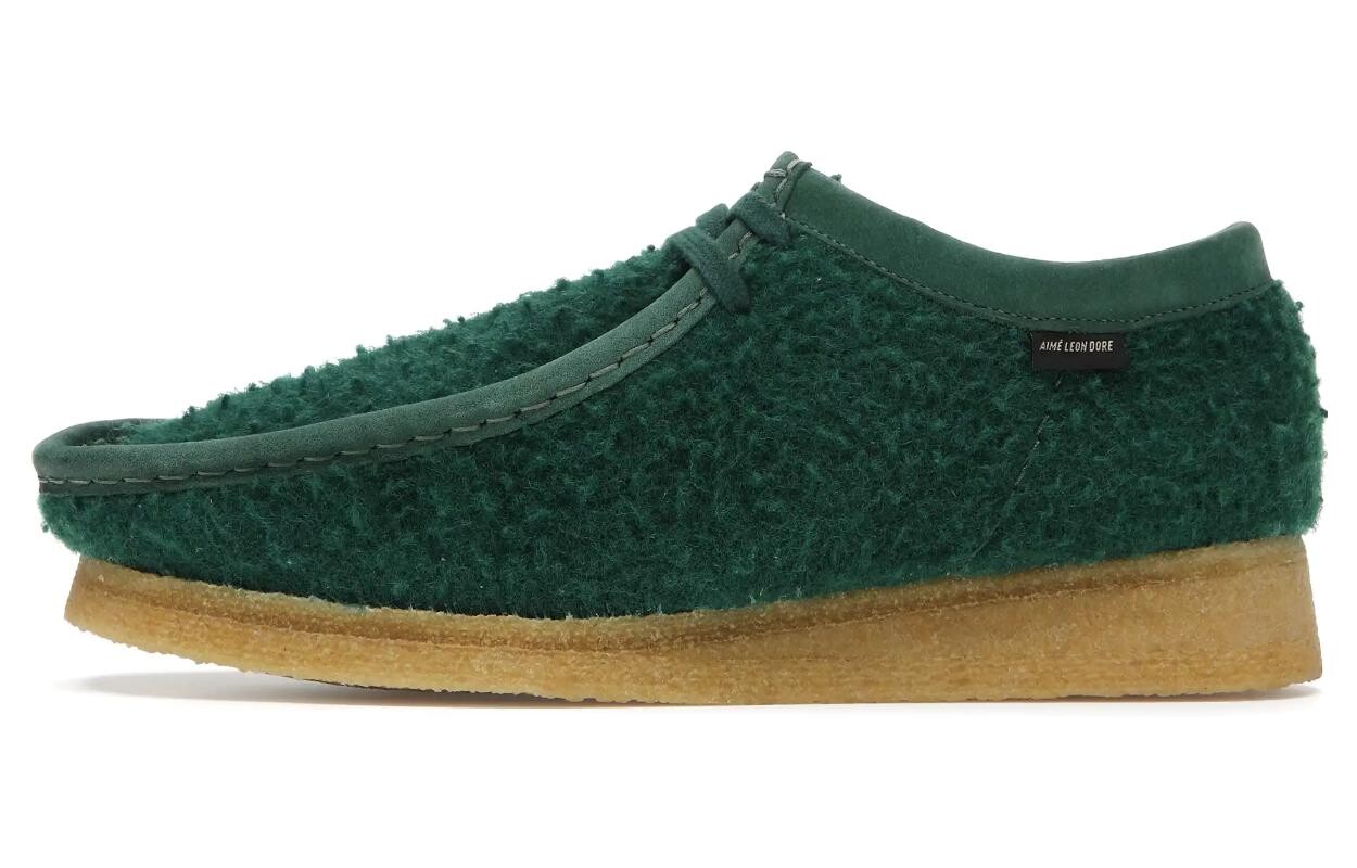 

Шерсть Wallabee Aime Leon Dore Green Casentino Clarks