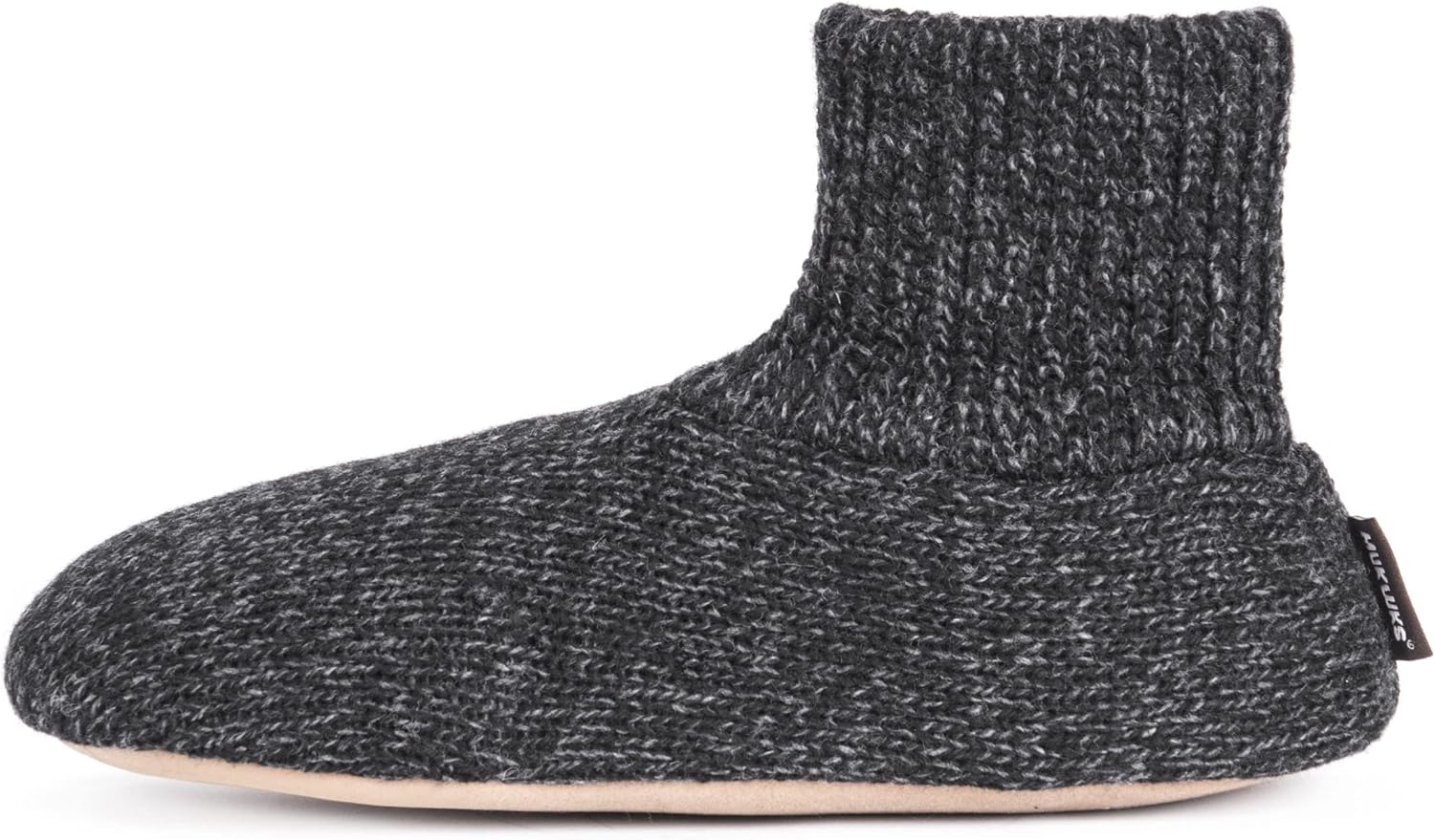 Мужские тапочки Morty из шерсти Muk Luks, черный — фото 4