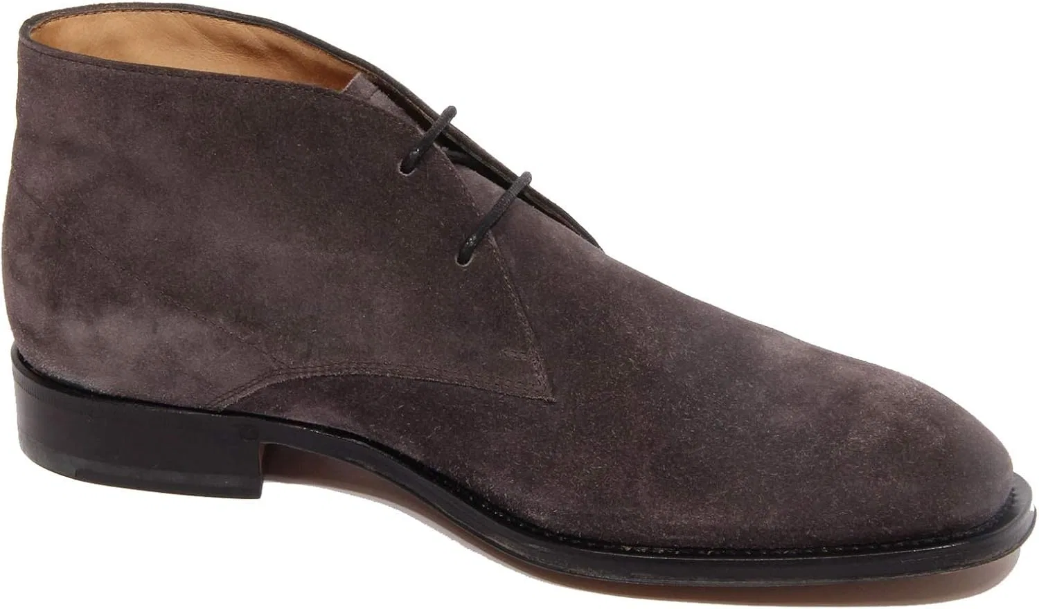 Мужские серые замшевые ботильоны Tod's G2326 polacchino uomo — фото 2