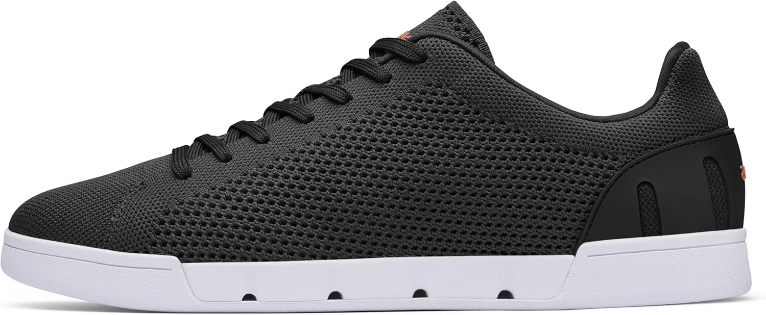 

Кроссовки SWIMS для мужчин, повседневная легкая обувь, стильные и удобные кроссовки Breeze для целого дня, вязаные теннисные кроссовки, черно-белый