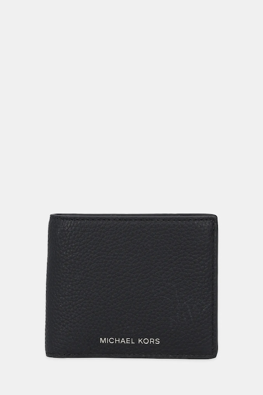 

Кожаный кошелек HUDSON Michael Kors, черный