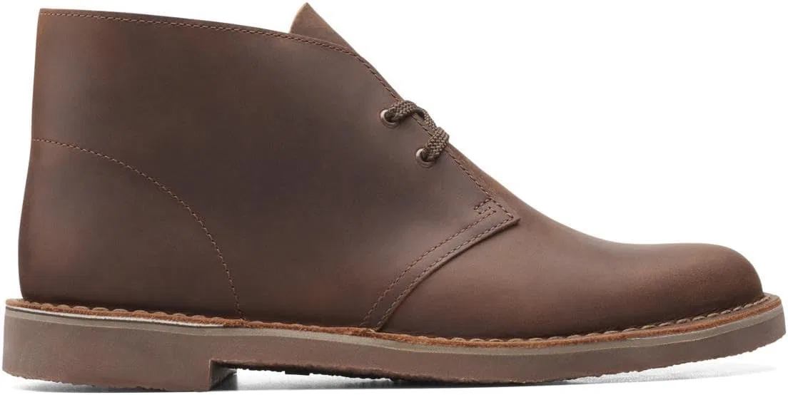 Мужские ботинки Clarks Bushacre 3Chukka, Black (Black Leather)