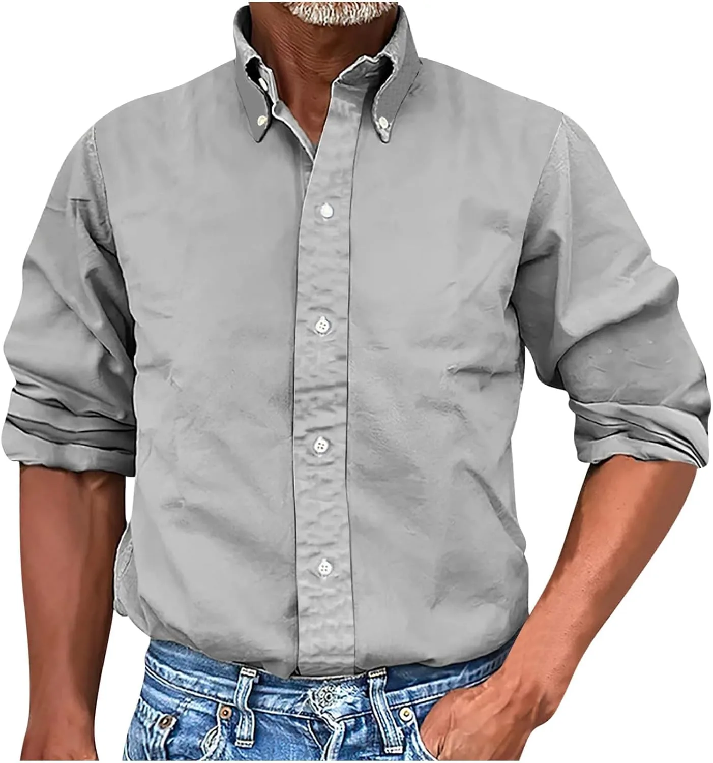 Рубашка для мужчин Casual, Wrinkle Free, Long Sleeve, Regular Fit