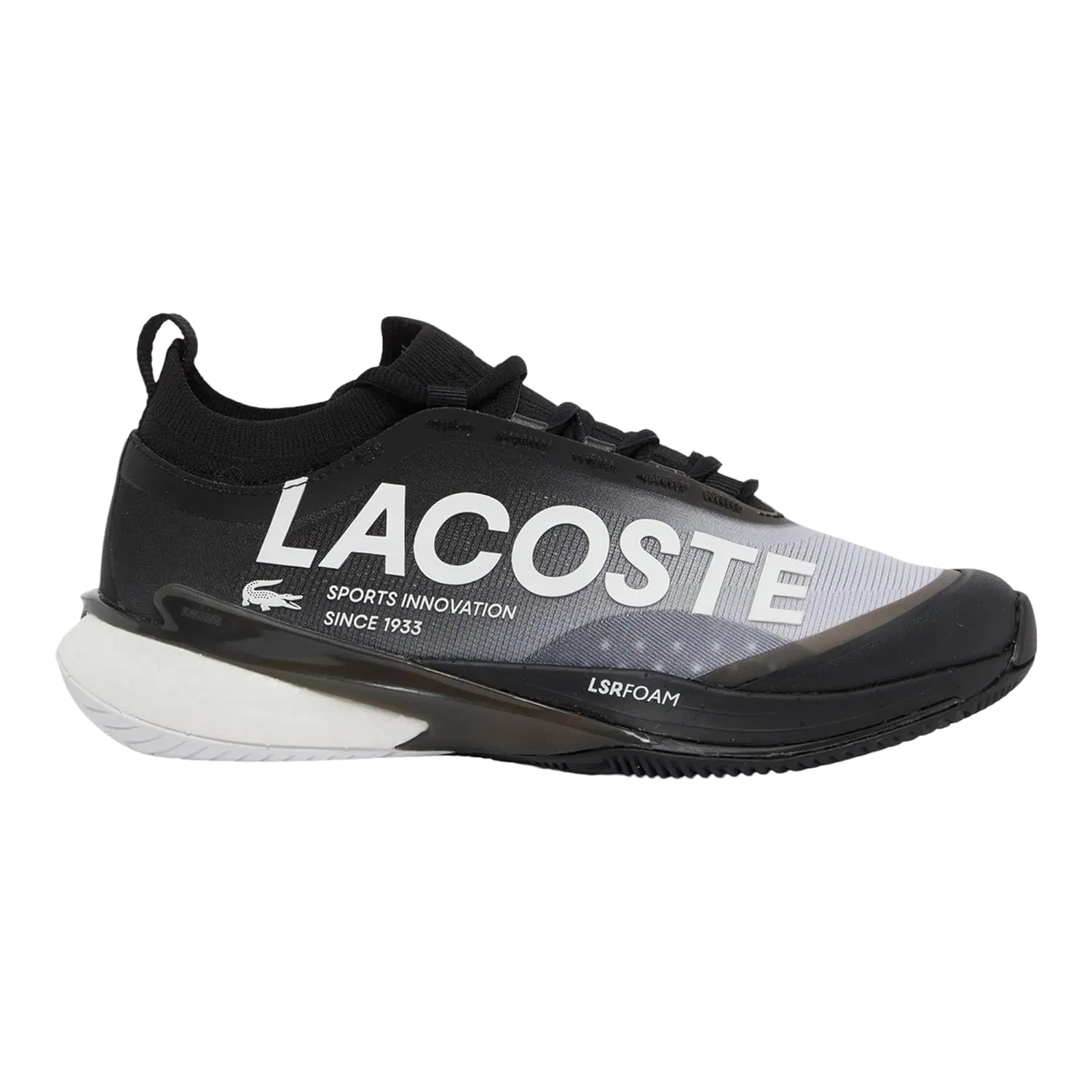 Кроссовки для тенниса Lacoste AG-LT25 Lite, Black & White — фото 4