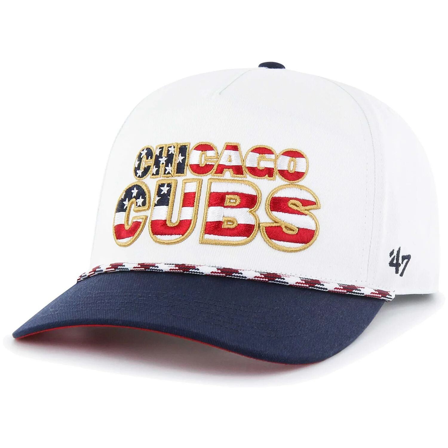 

Мужская белая кепка Chicago Cubs '47 с надписью Hitch Snapback