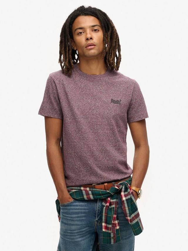 

Футболка с логотипом essential Superdry, цвет Port Grey Grindle