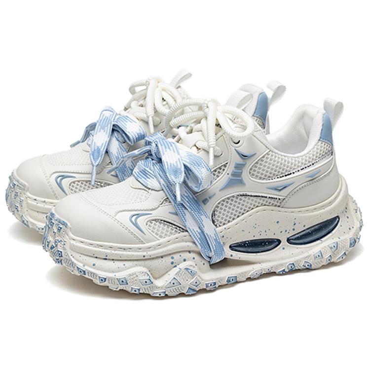 FAIRWHALE Кеды унисекс низкие бело-серые, цвет White Gray (Women's) — фото 4
