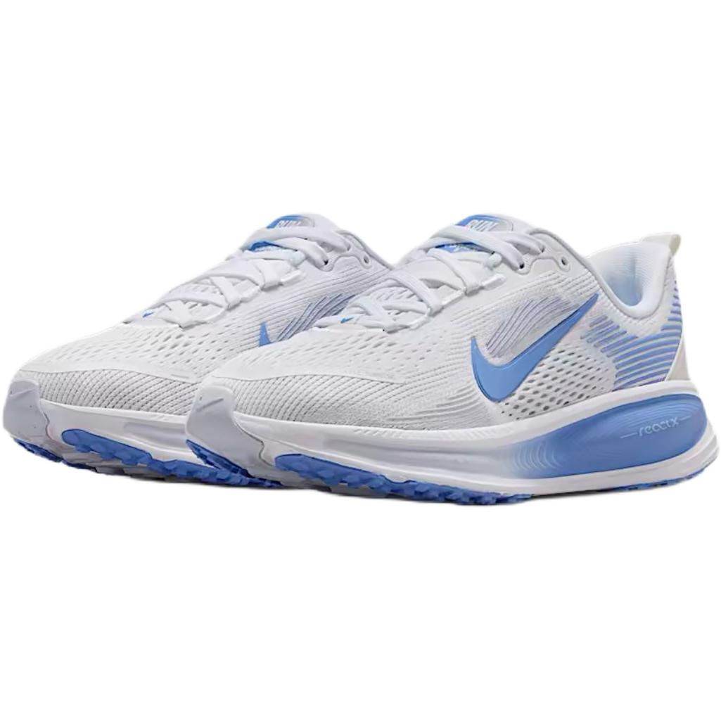 Nike Vomero 18 Low top детские беговые кроссовки белые синие для подростков — фото 4