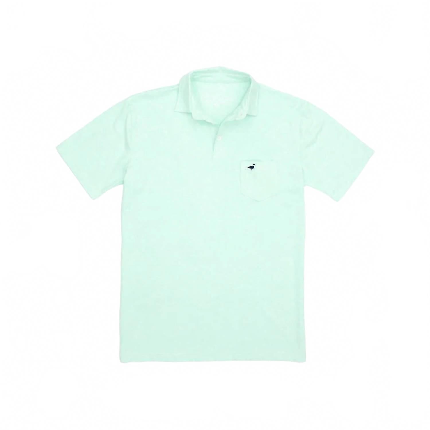 

Мальчиковый поло с карманом Harrison в цвете морской пены Properly Tied, Seafoam