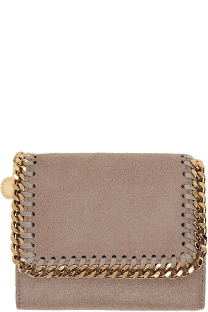 

Маленький кошелек с клапаном Falabella Taupe Stella McCartney