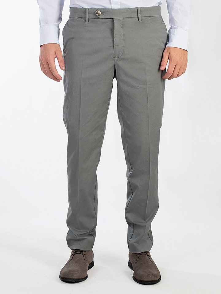 

Брюки чинос Hackett London, серый