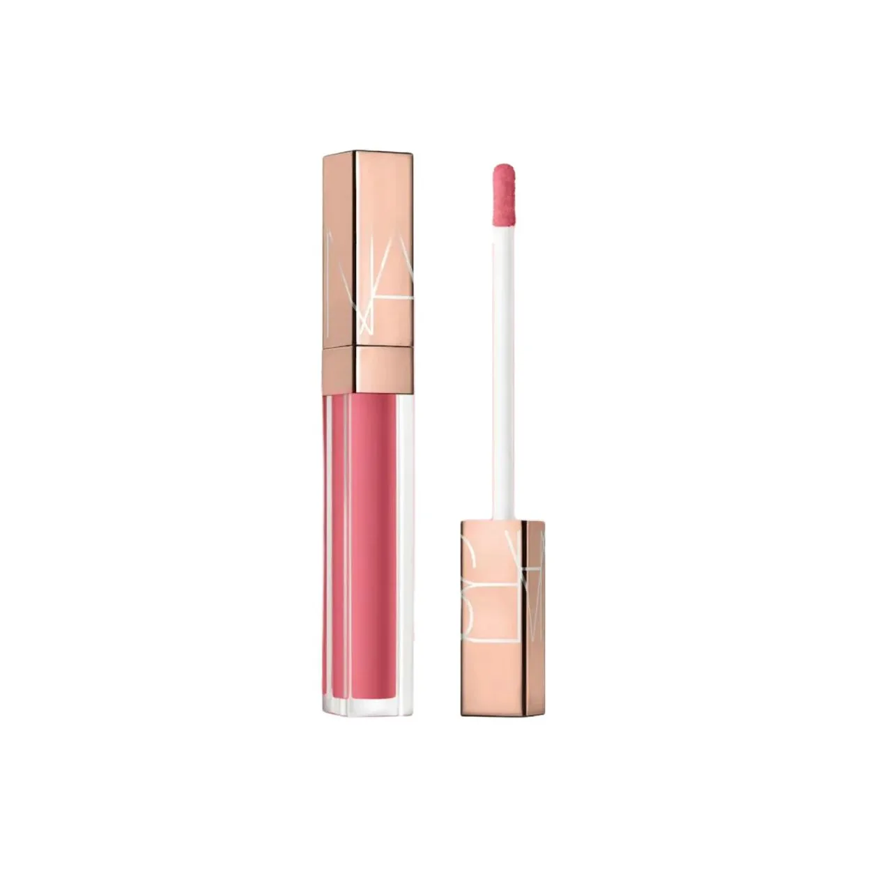 NARS Маленький розовый золотой блеск для губ, мерцающий золотой тюбик, #888 DOLCE VITA Glow Rose