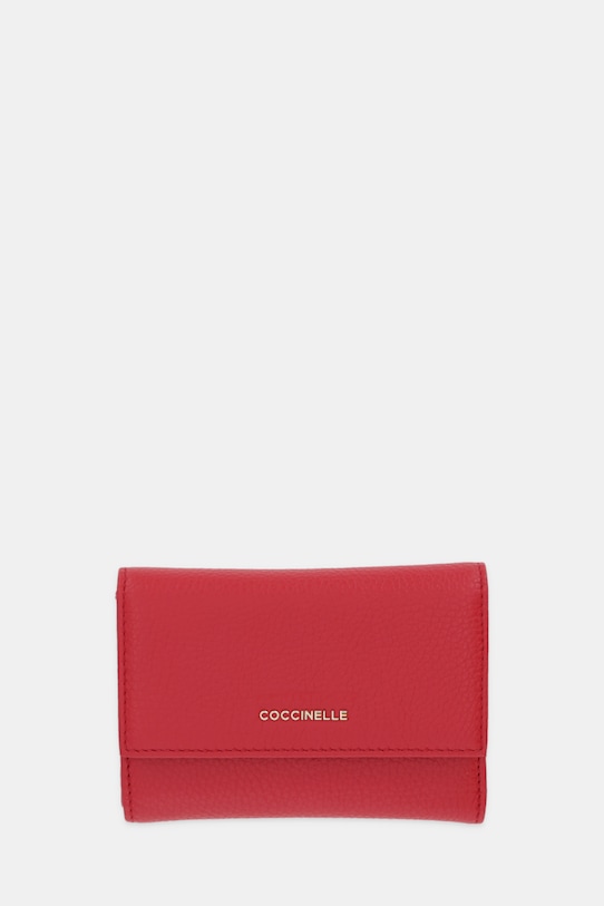 

Кожаный кошелек Coccinelle, красный