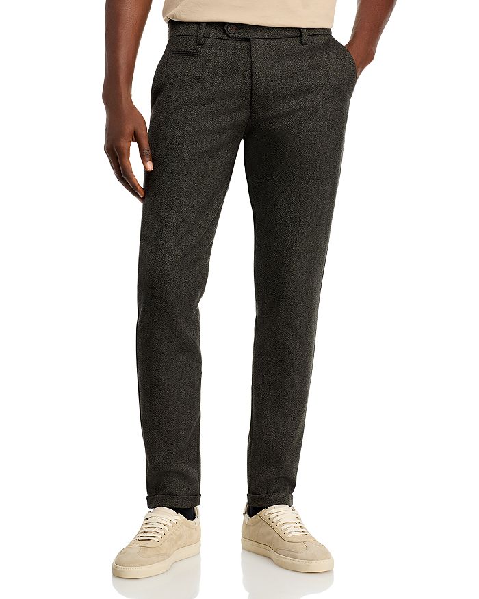 

Узкие брюки Como Slim Fit Les Deux, зеленый