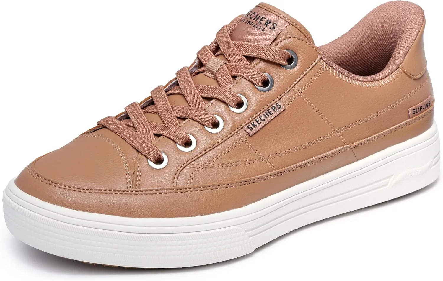 Мужские кроссовки Skechers Arch Fit Arcade Catch Ya There Hands Free Slip-ins, светло-коричневый