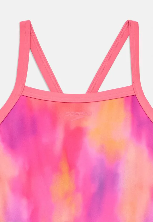Купальник с тонкими бретелями и принтом Speedo, Pink Lemonade — фото 3