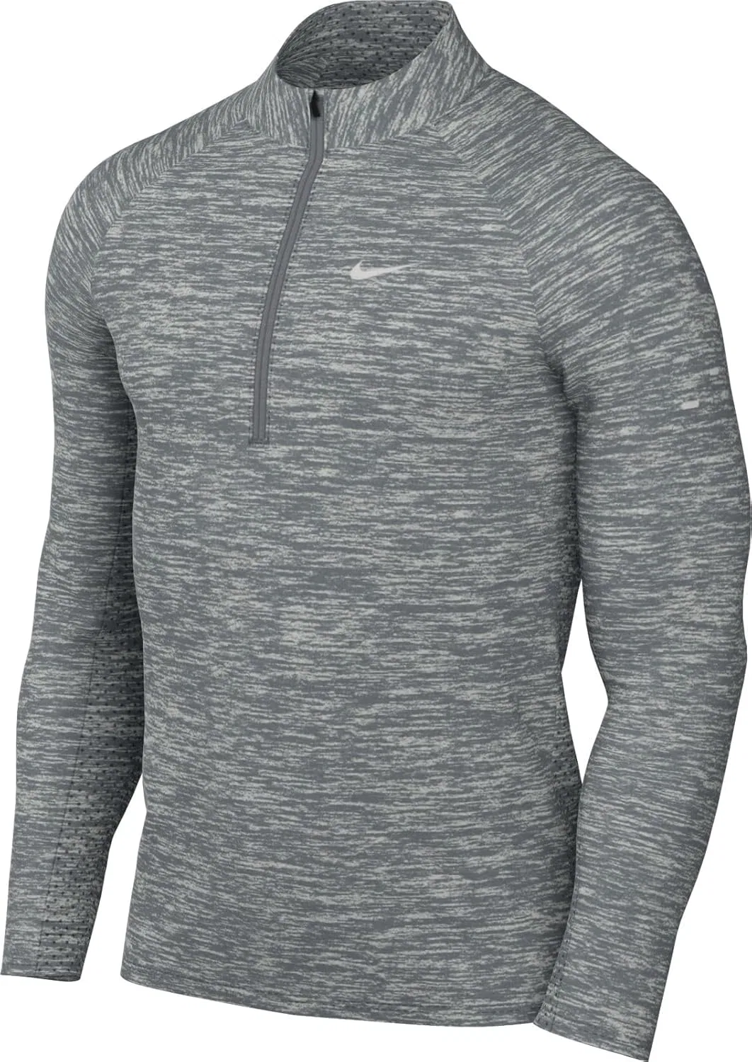 Мужская беговая футболка Nike Stride Dri-fit с застежкой-молнией на четверть длины