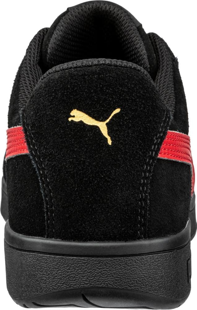 Мужские кроссовки Puma Iconic Suede Low Eh, черный/красный — фото 4