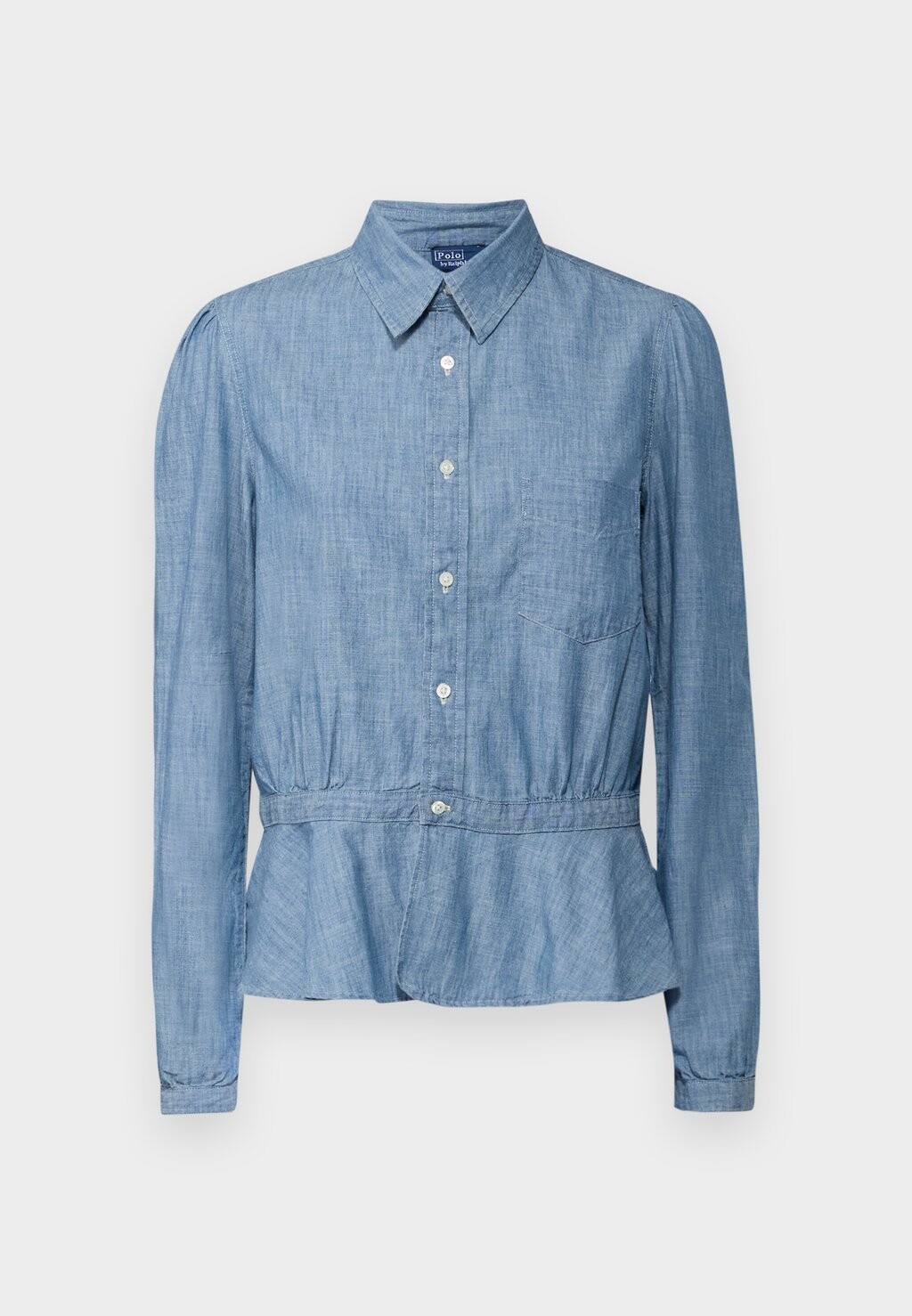 

Рубашка-блузка JEZA LONG SLEEVE BUTTON FRONT SHIRT Ralph Lauren, синий