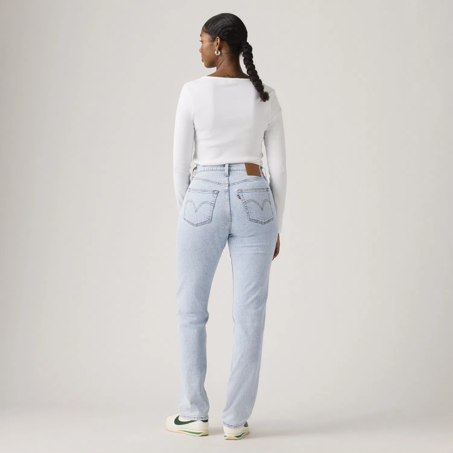 Легкие женские джинсы 501 Curve Levi's, Light Wash — фото 4