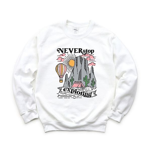 

Толстовка Never stop exploring Simply Sage Market, White