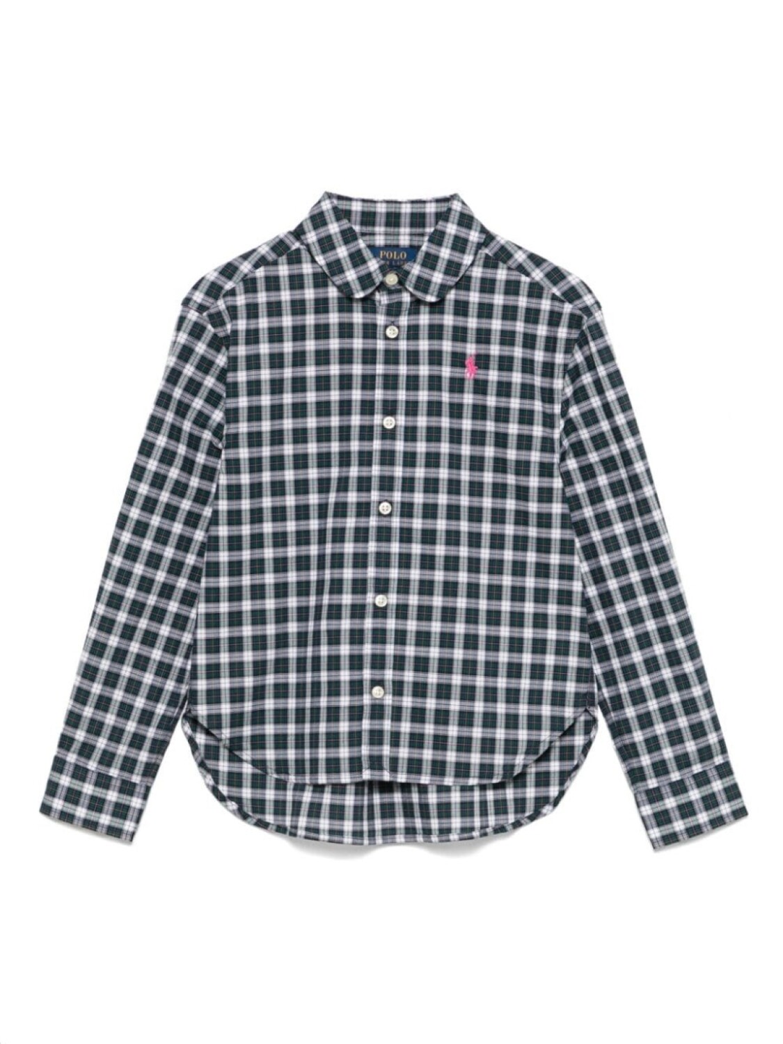 

Рубашка в клетку тартан POLO RALPH LAUREN KIDS, зеленый