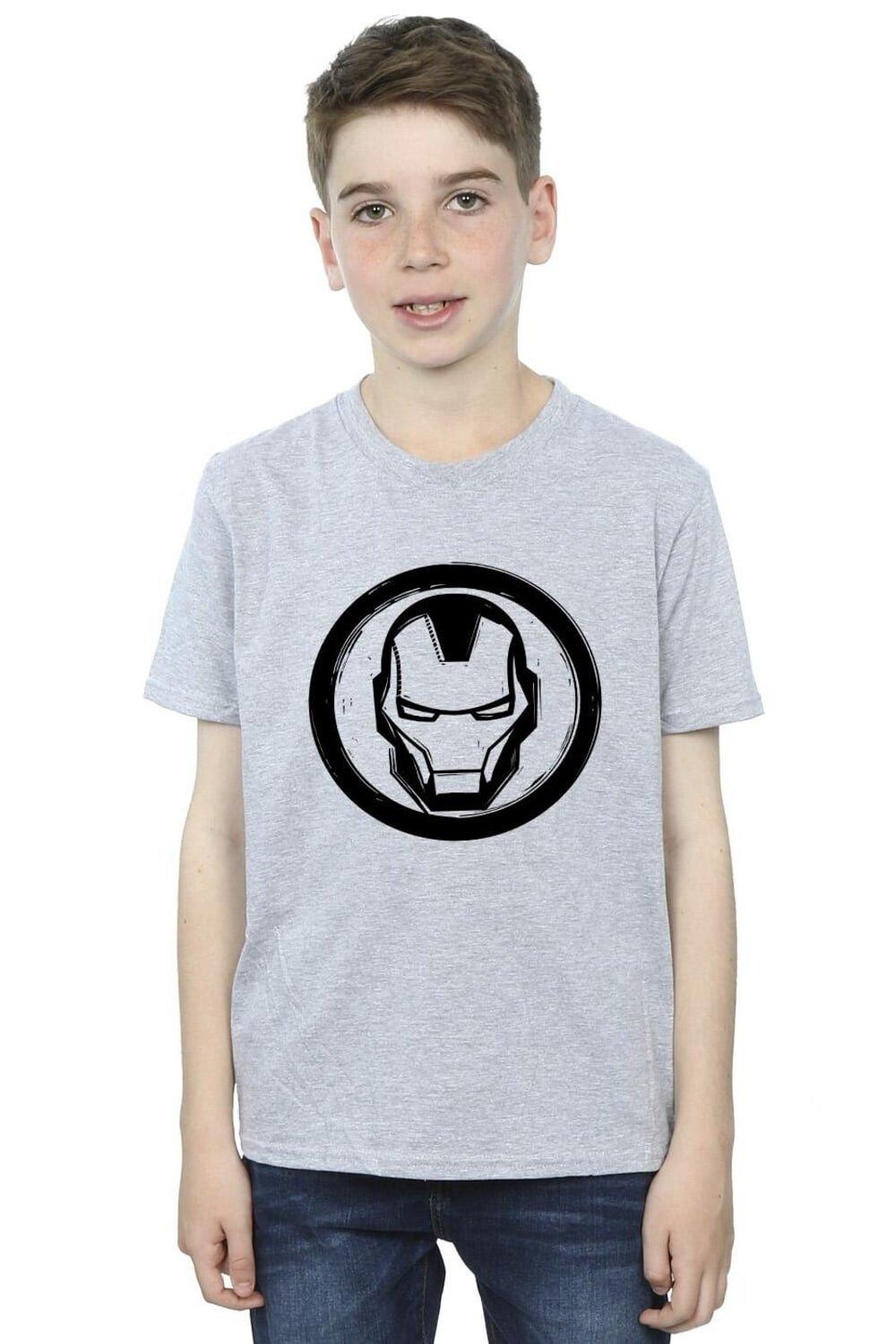 

Футболка с логотипом Iron Man на груди Marvel, серый