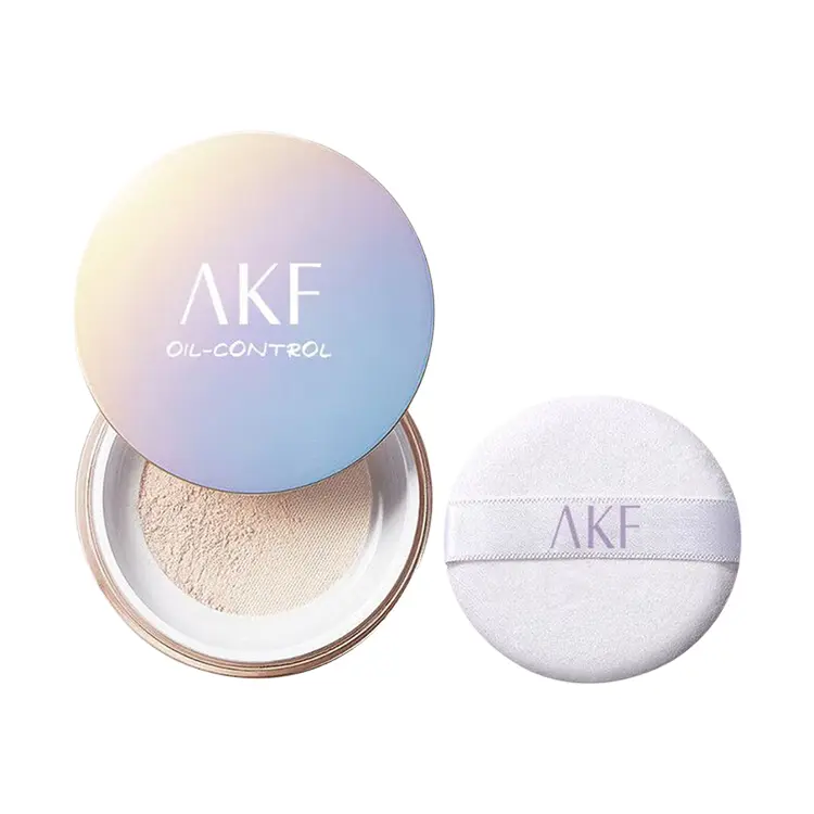 

Легкая полупрозрачная рассыпчатая пудра Soft Focus с нежным сиянием для контроля жирного блеска, 10 г AKF, #03 crystal transparent nude skin 10g