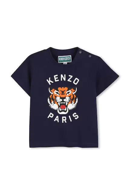 Футболка с коротким рукавом Kenzo Kids, синий