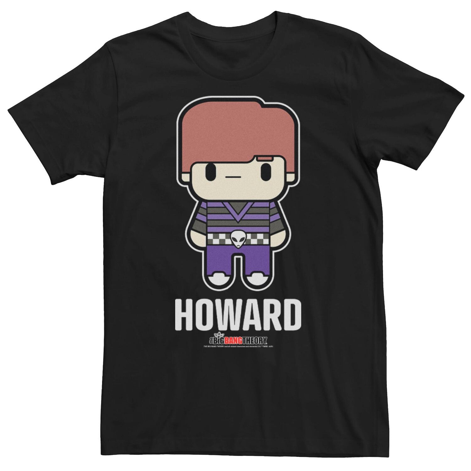 

Мужская футболка The Big Bang Theory Chibi Howard Licensed Character