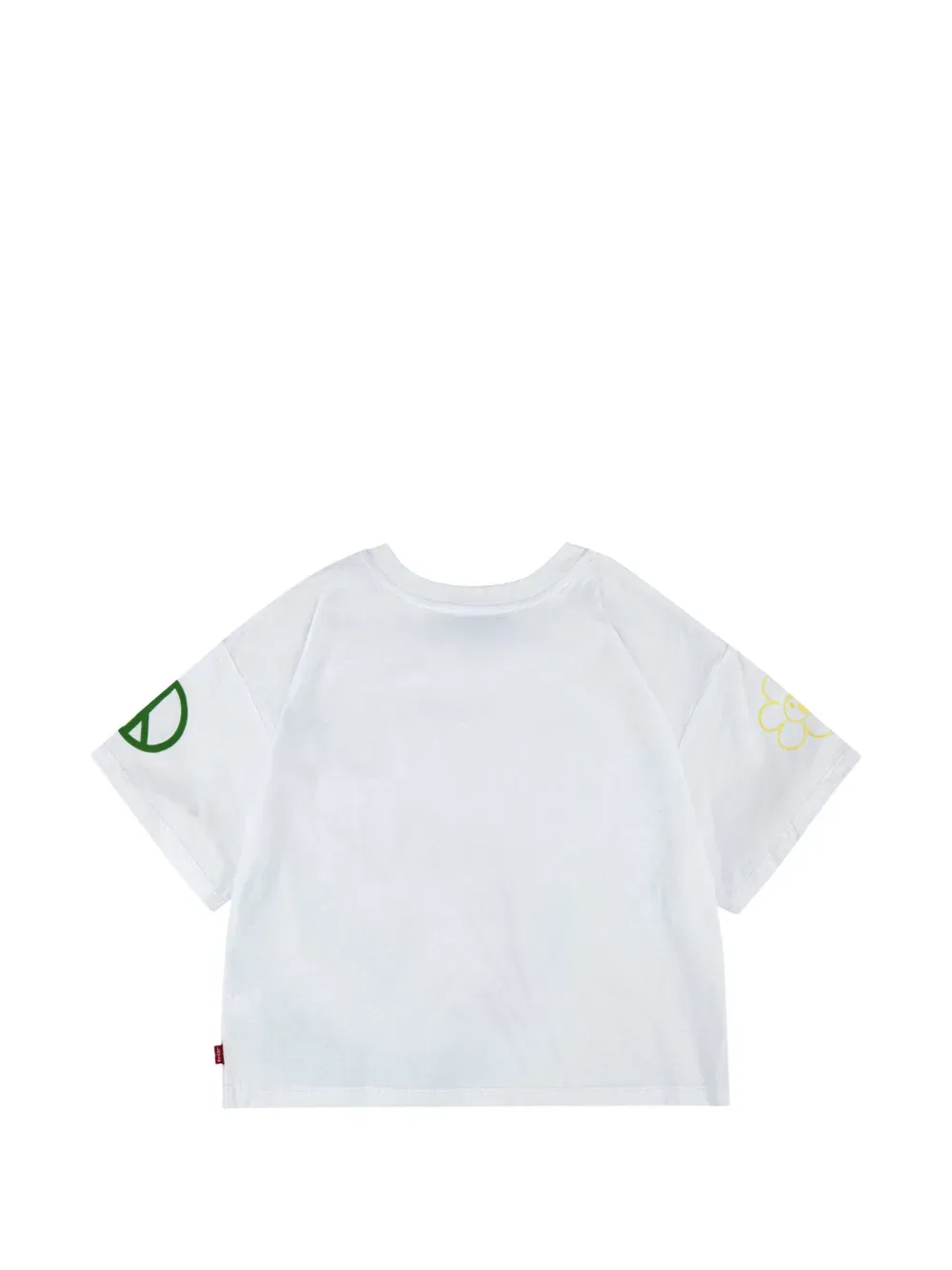 Футболка с вышитым логотипом в стиле тай-дай Levi'S Kids, белый — фото 2