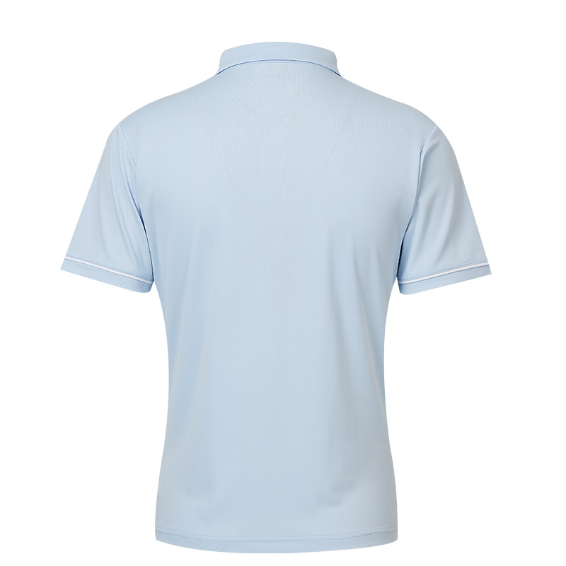

Футболка поло мужская ледяной голубой Kawasaki