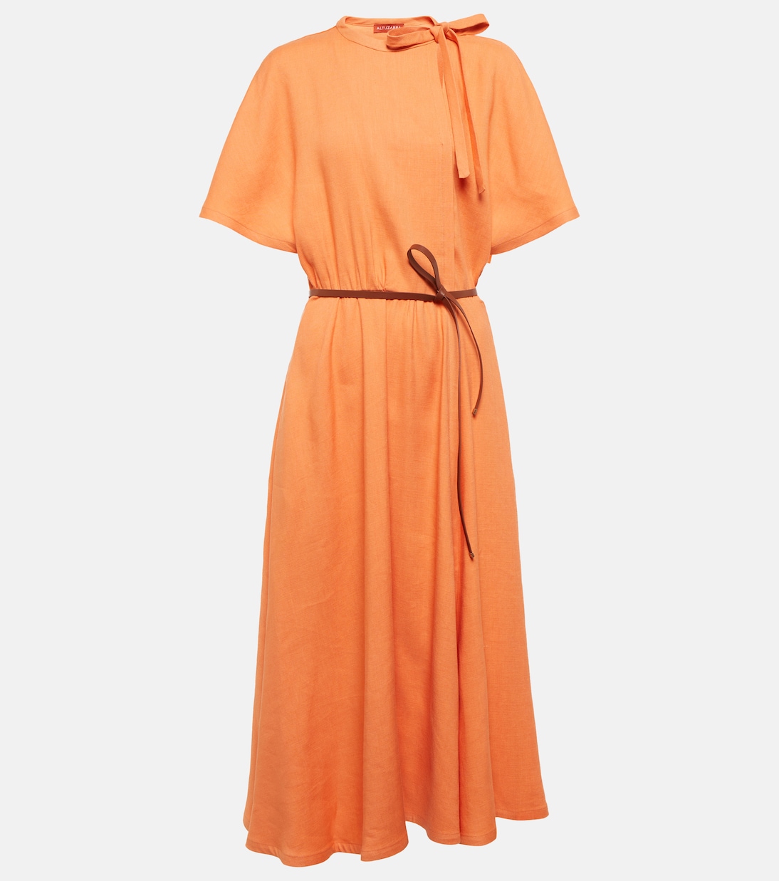 

Платье миди с поясом Altuzarra, Sunset Orange