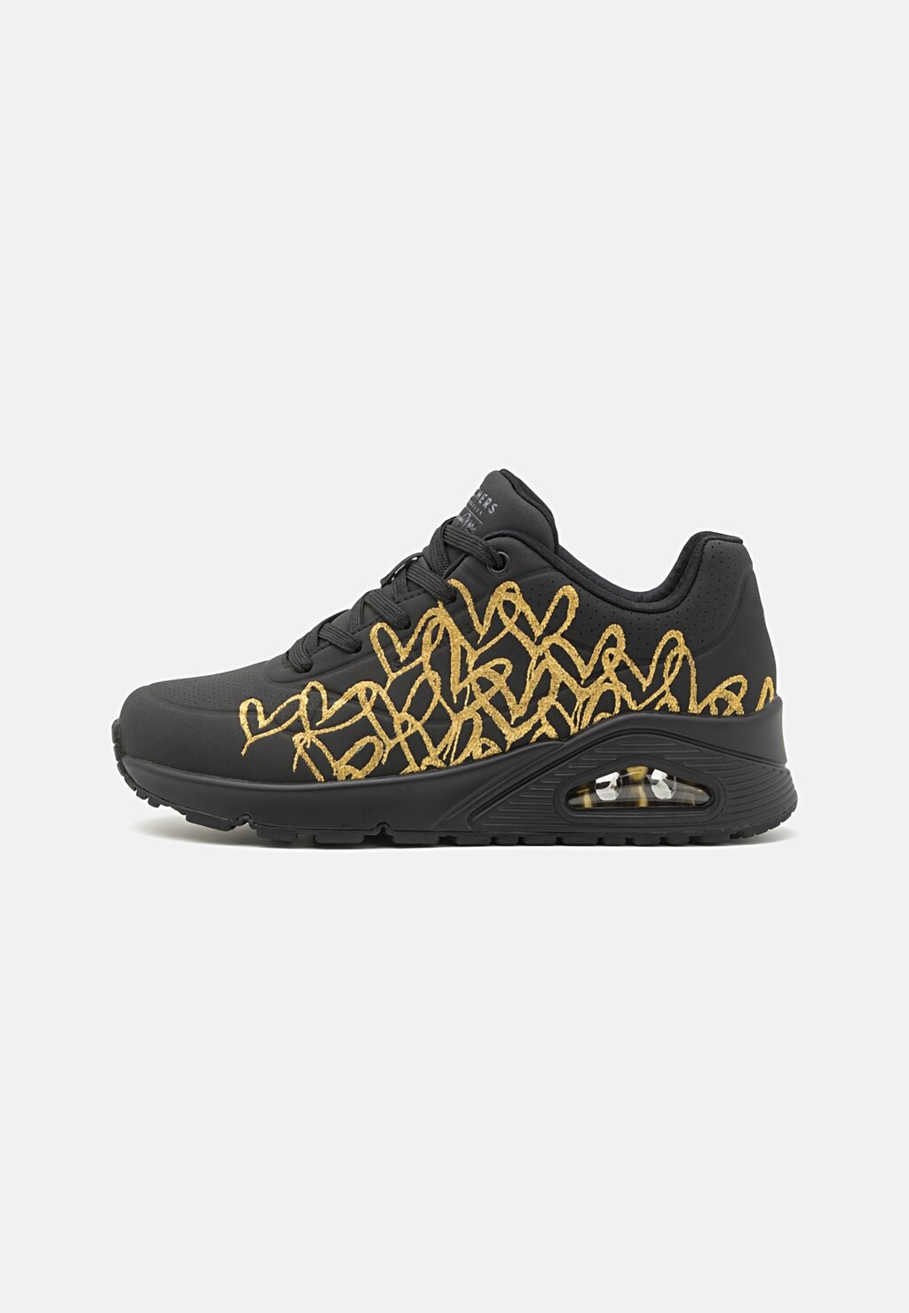 

Низкие кроссовки Uno Skechers Sport, цвет black/gold