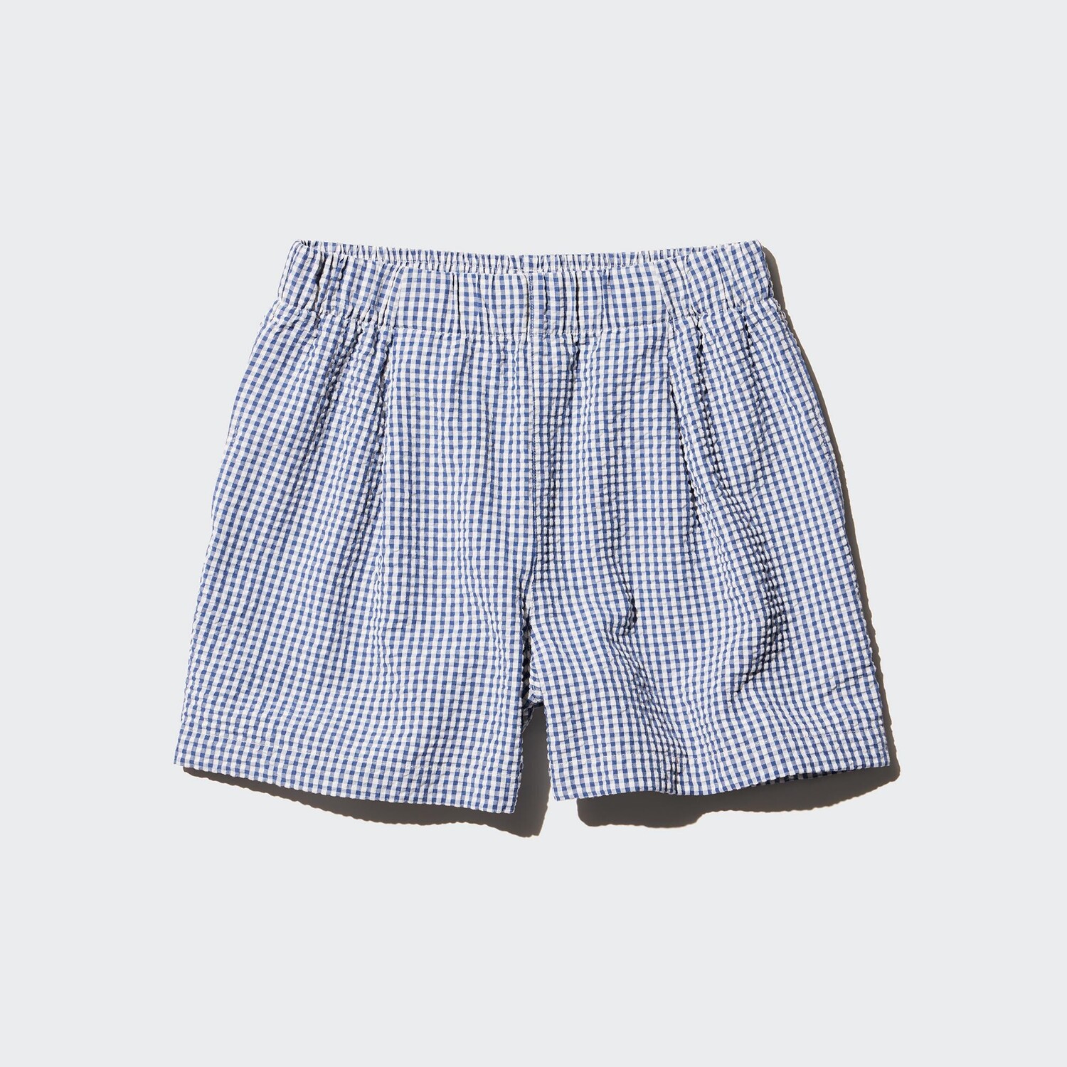 

Шорты легкие Uniqlo в клетку, синий
