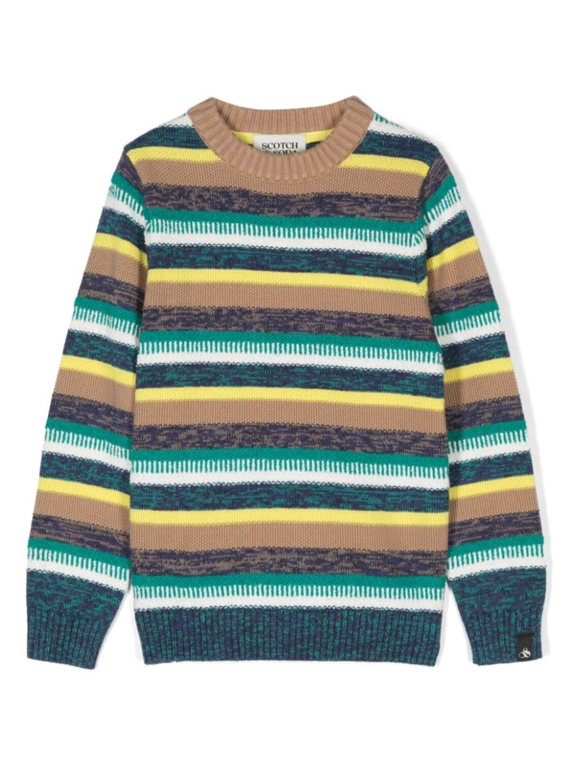 

Джемпер в полоску Scotch & Soda, зеленый