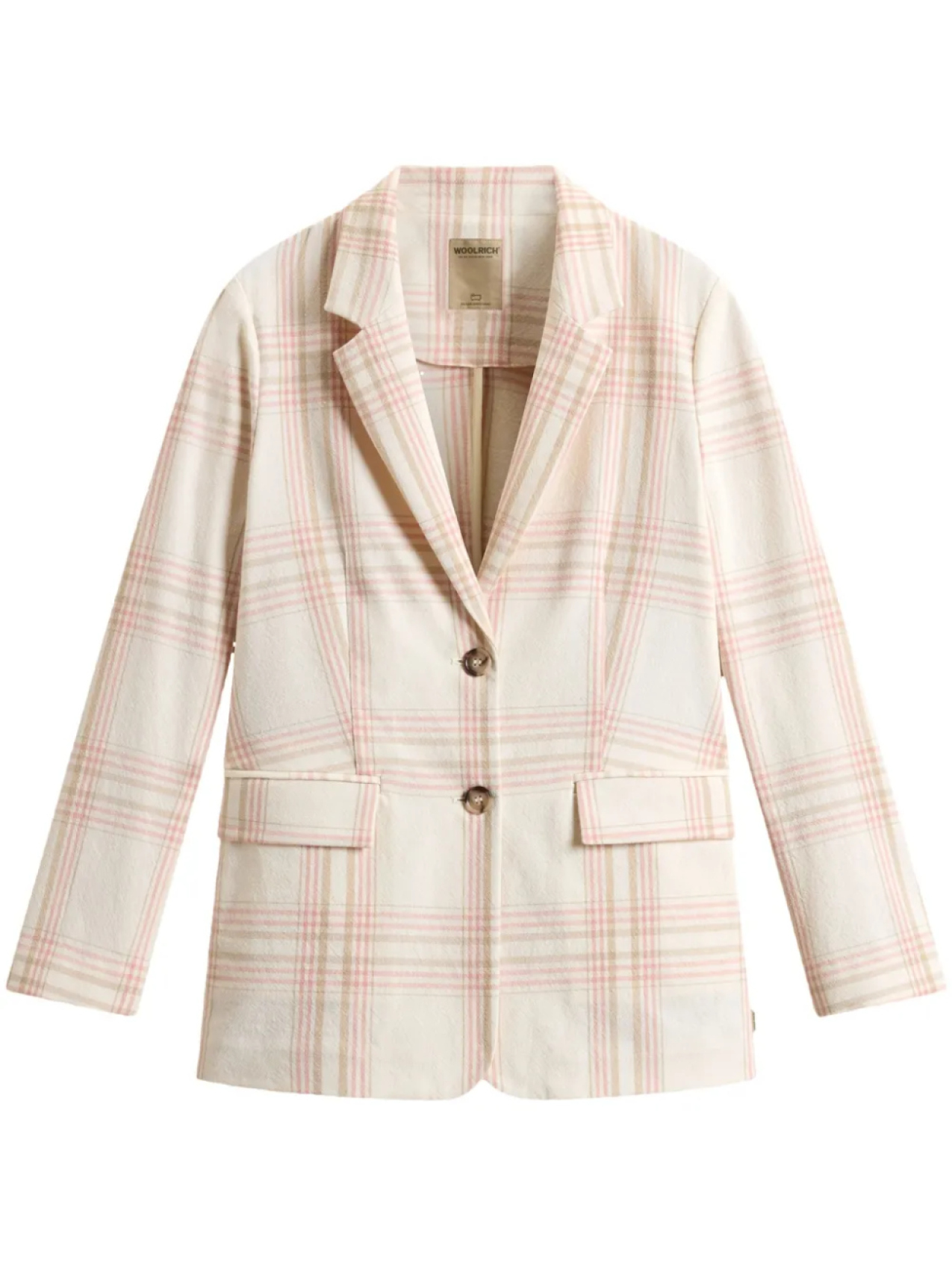 

Блейзер Woolrich в клетку, нейтральный