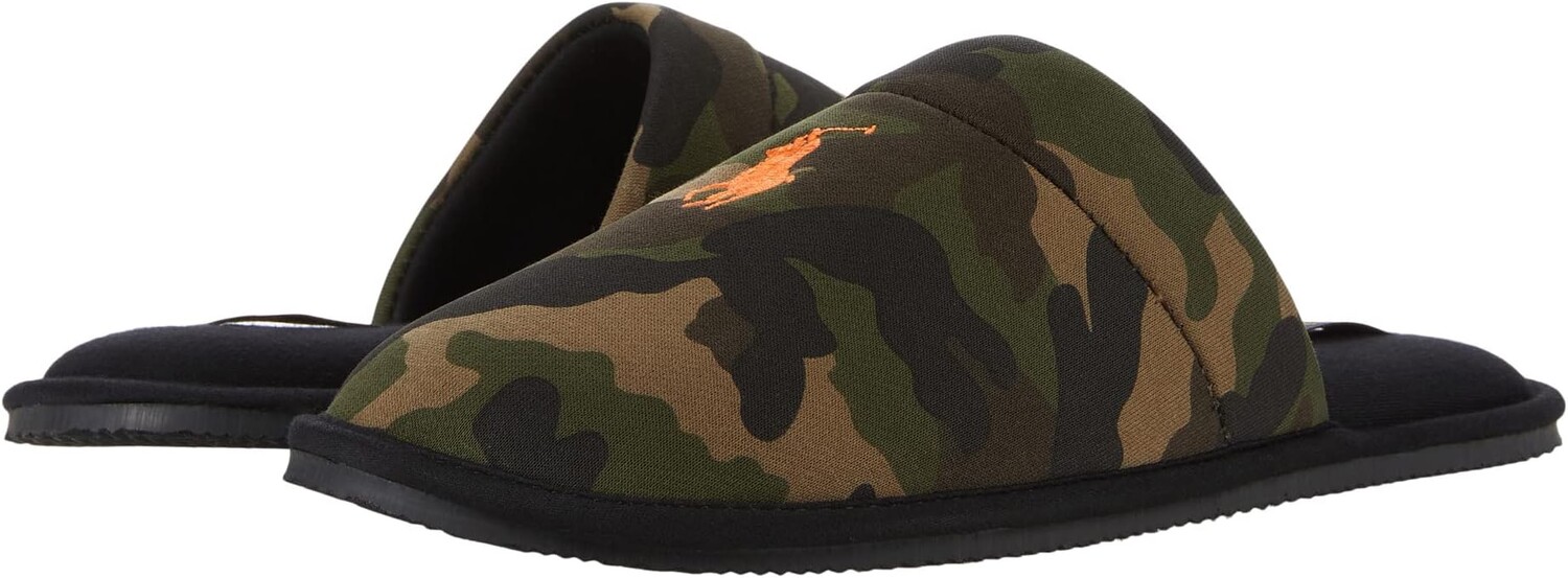 

Тапочки Polo Ralph Lauren Klarence Scuff Slipper, цвет Camo