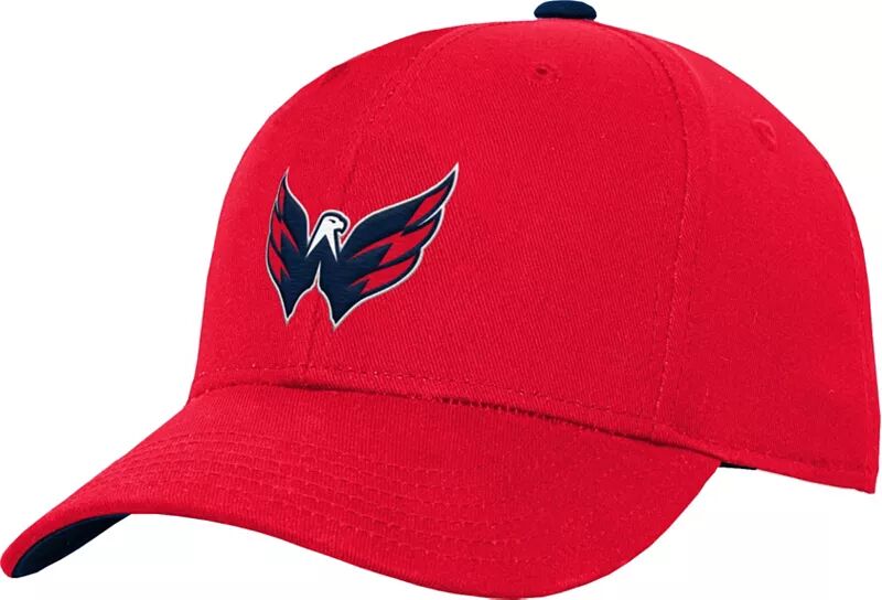 

Outerstuff Красная бейсболка Precurve Snapback молодежной НХЛ Washington Capitals