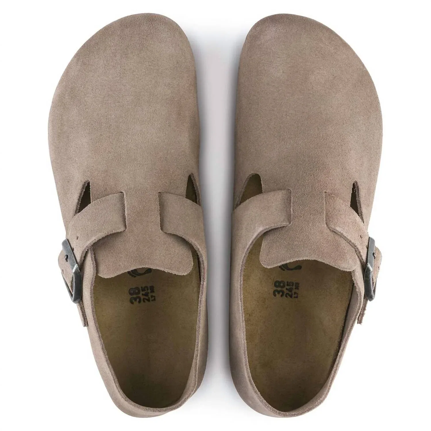 Birkenstock Мужские лондонские сабо, бежевый цвет — фото 3