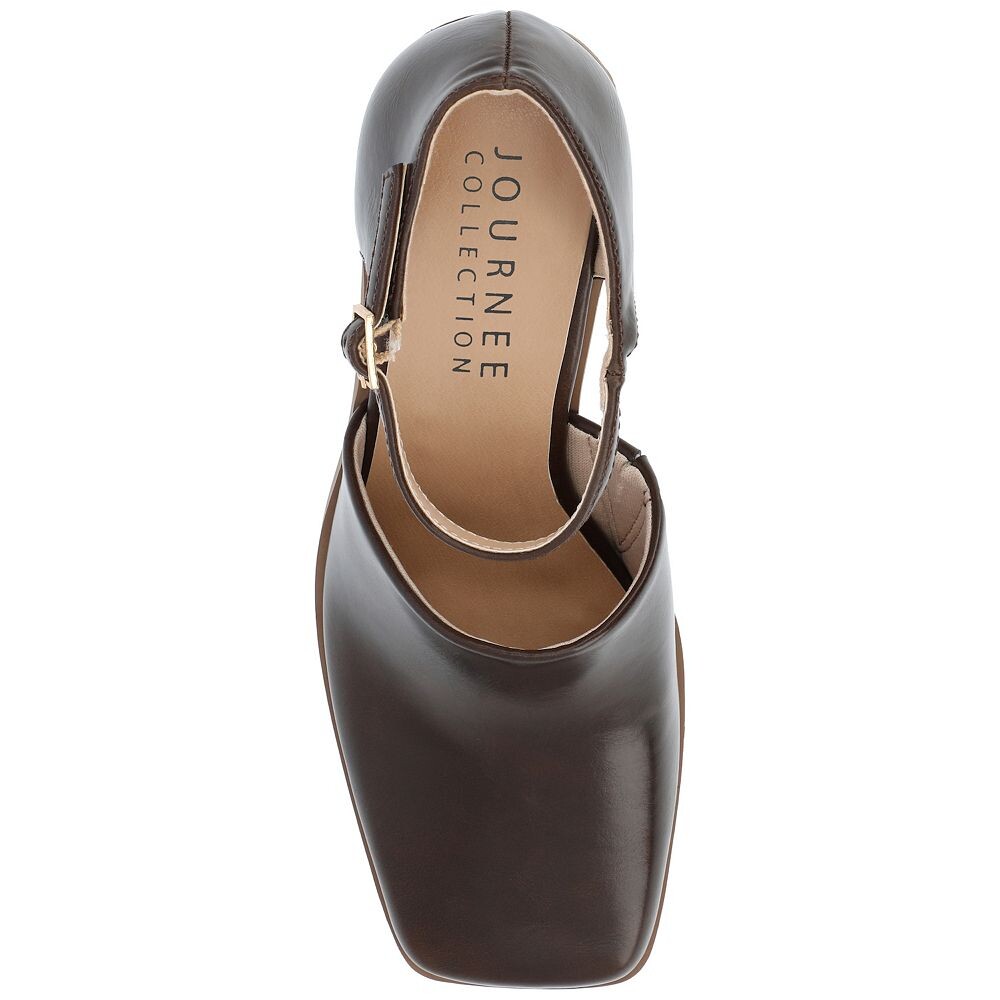 Женские туфли-лодочки Bobby Tru Comfort Foam из коллекции Journee Collection, цвет Wine — фото 4