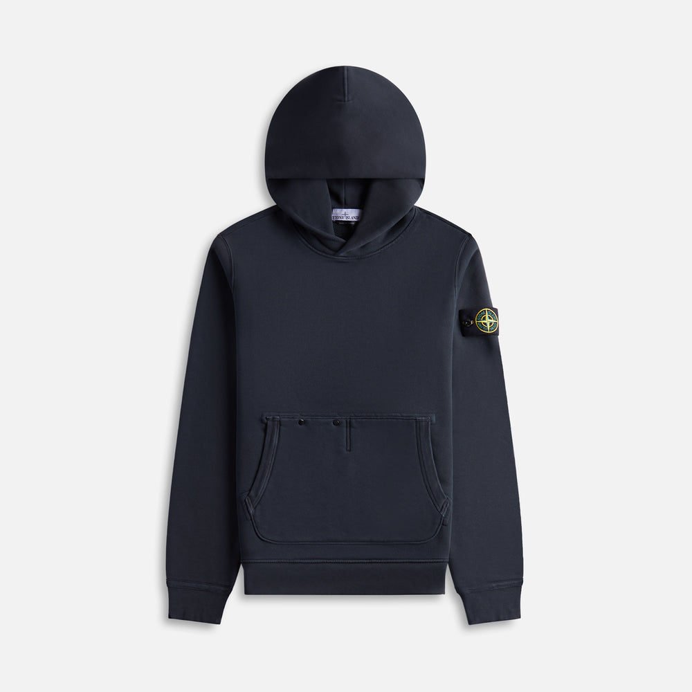 

Худи Stone Island Garment Dyed Hoodie, черный