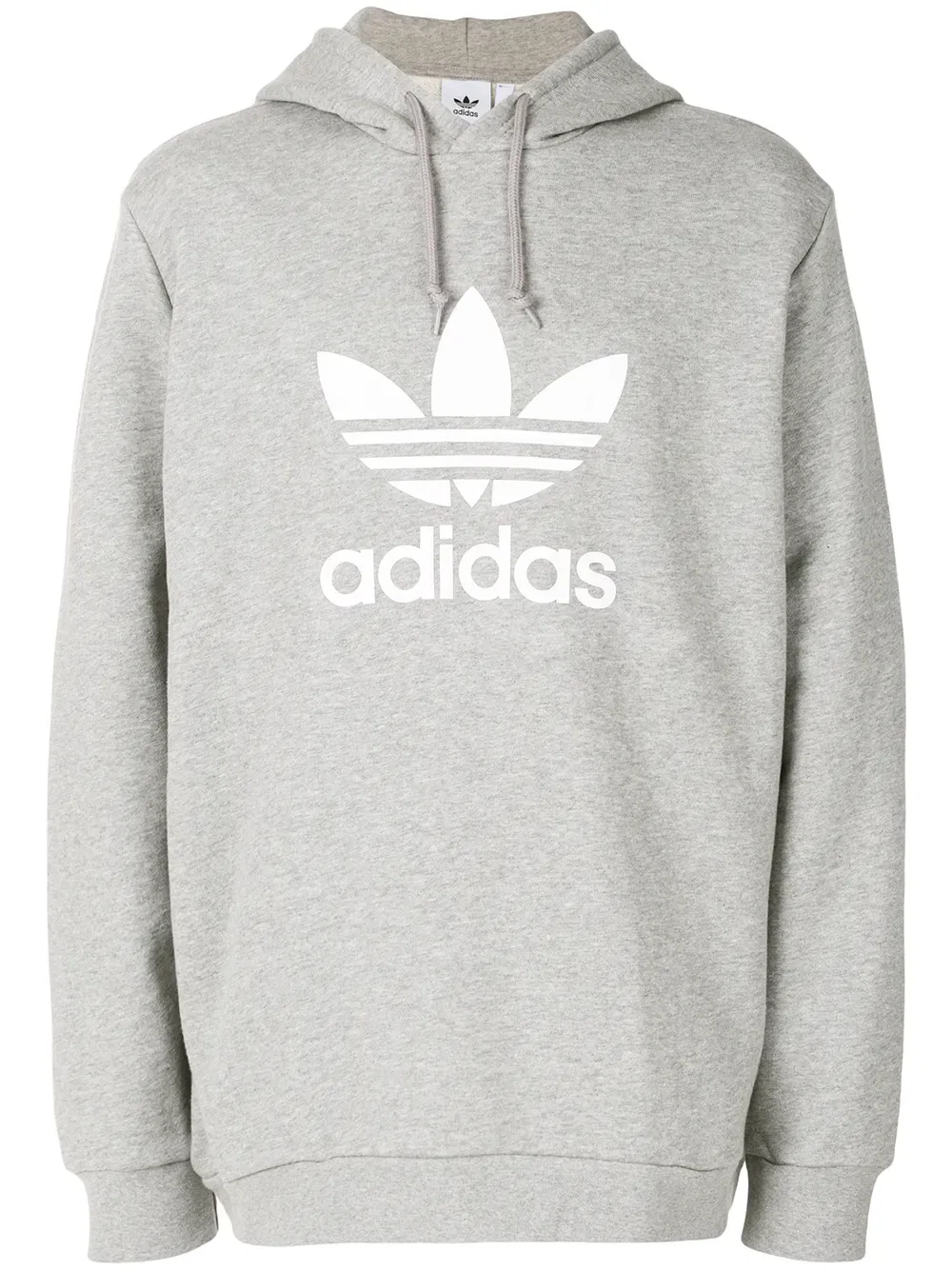 Худи Adidas Originals с трилистником, серый