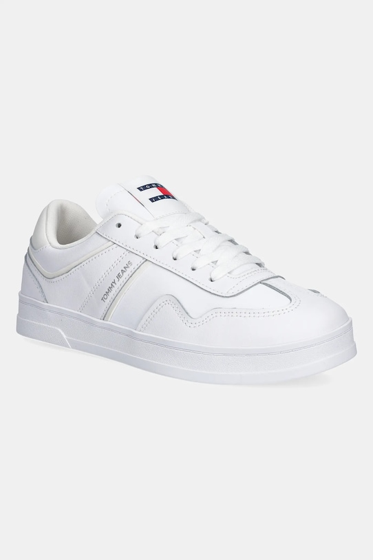Кожаные кроссовки The Greenwich Leather Tommy Jeans, белый