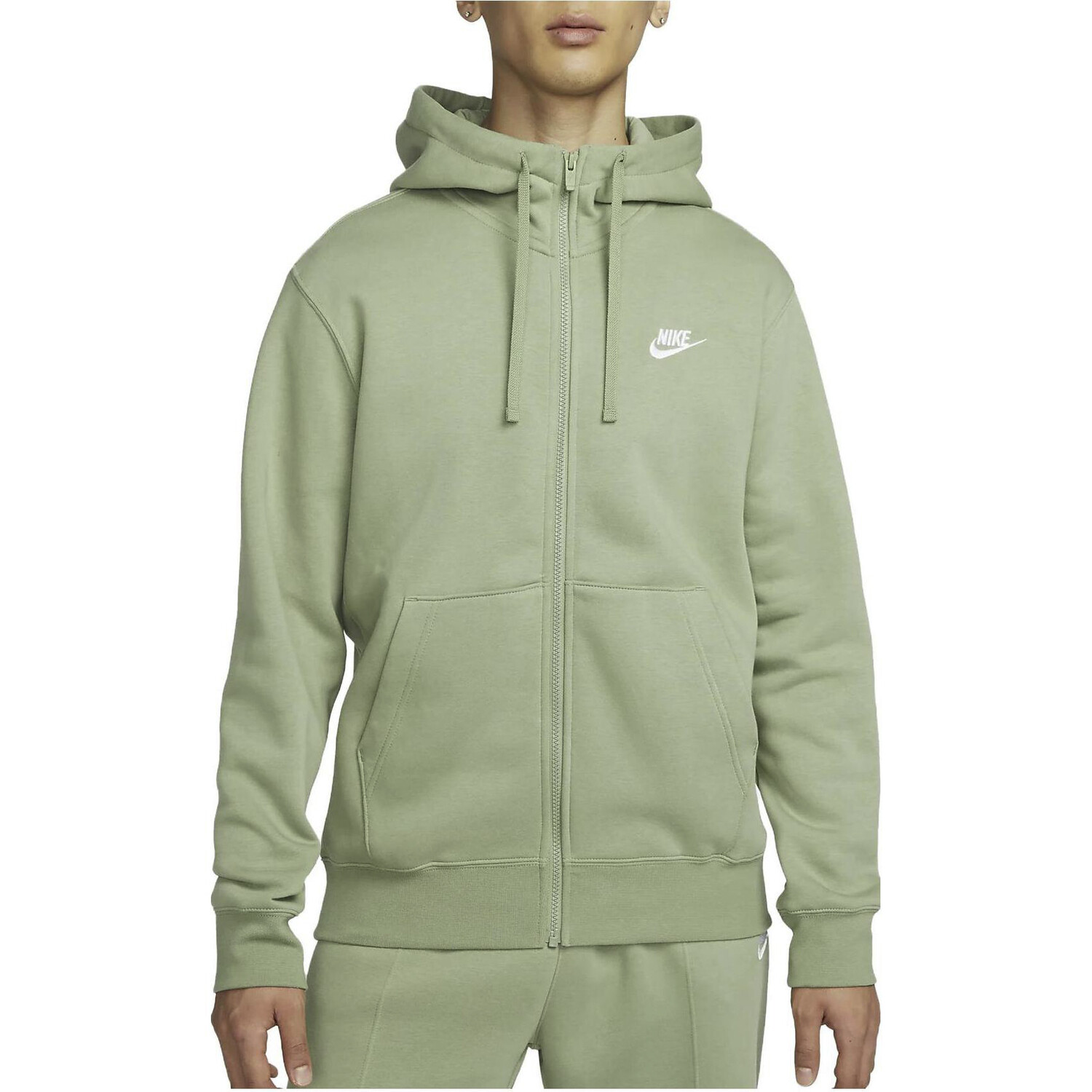 Толстовка мужская Oil Green Nike, зеленый — фото 3