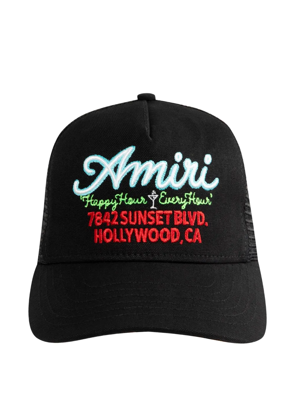 

Бейсболка с неоновыми огнями AMIRI, черный