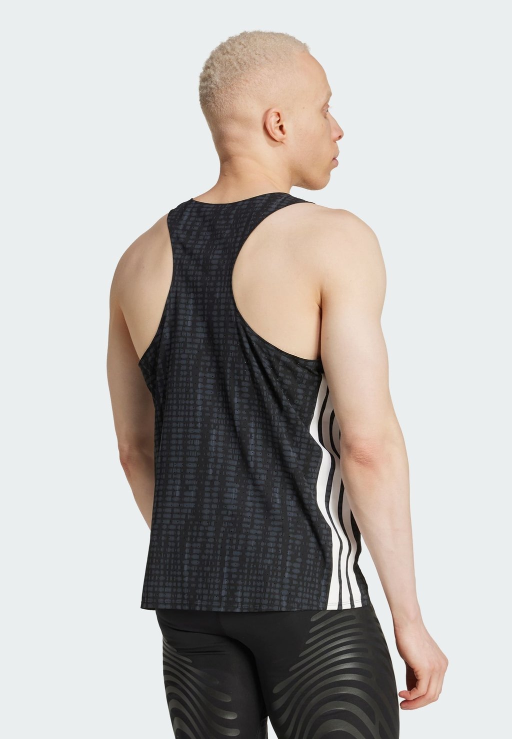 Топ RUNNING SINGLET adidas Performance, серый — фото 2
